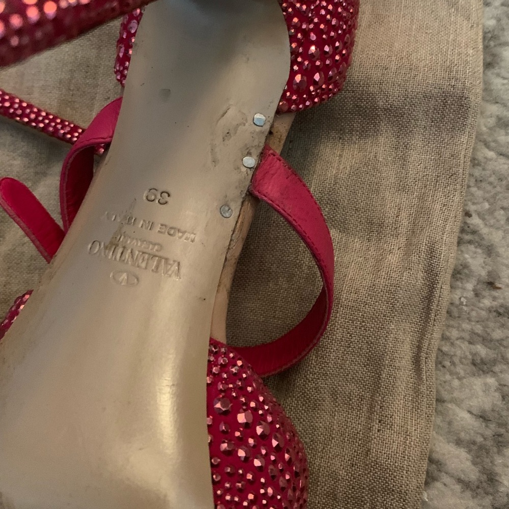 Valentino Swarovski Pink Heels - Picture 4 of 4